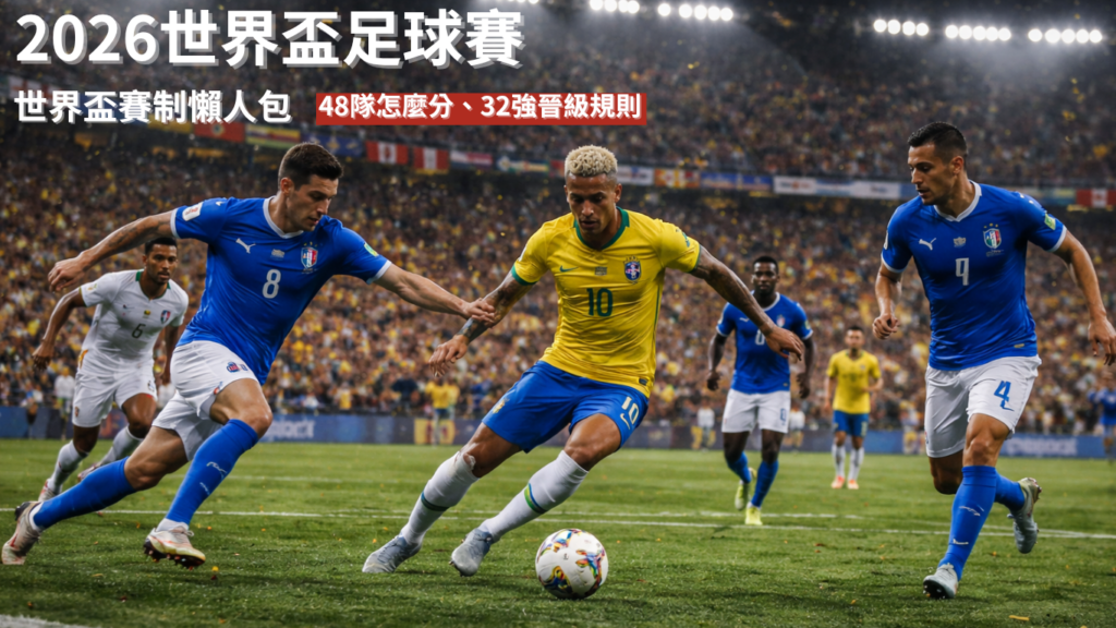 2026世界盃賽制懶人包：48隊怎麼分組？32強晉級規則一次看懂